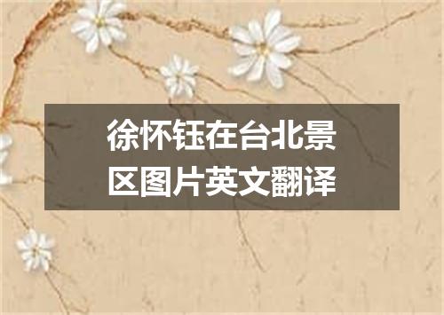 徐怀钰在台北景区图片英文翻译