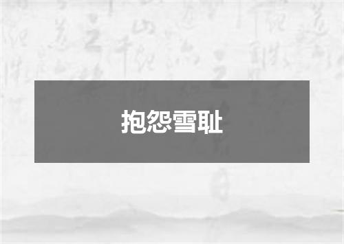 抱怨雪耻