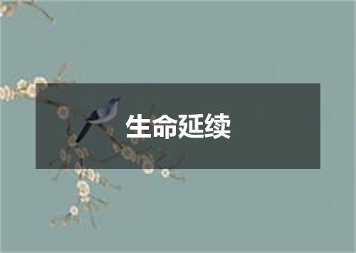 生命延续