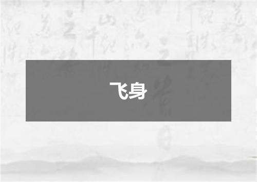 飞身