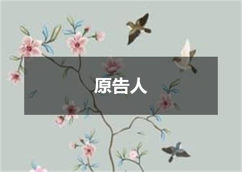 原告人