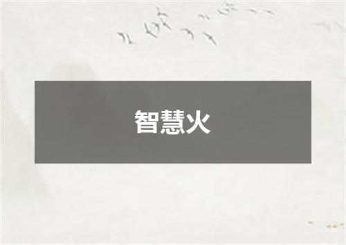 智慧火