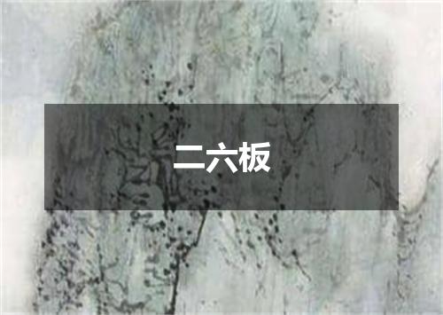 二六板