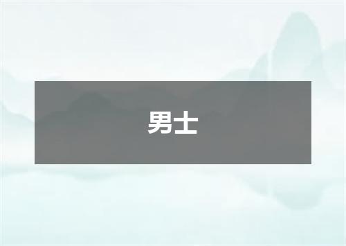 男士