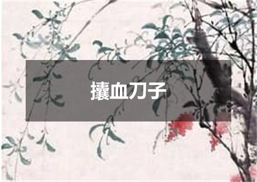 攮血刀子