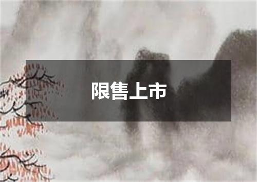 限售上市