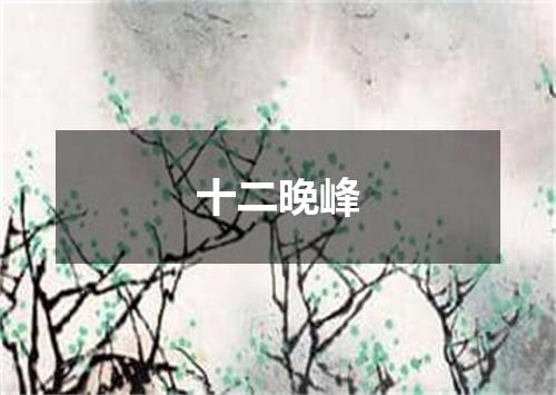 十二晚峰
