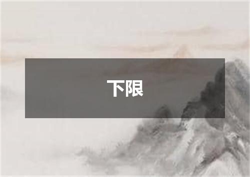 下限