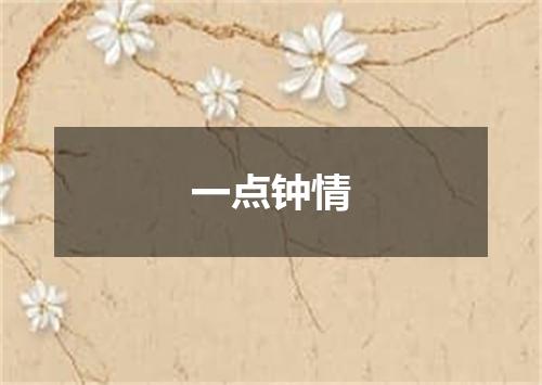 一点钟情