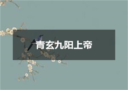 青玄九阳上帝