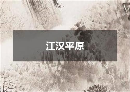 江汉平原