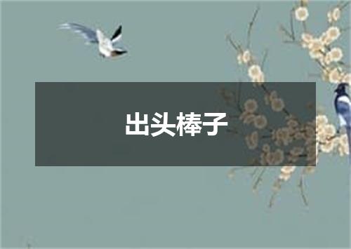 出头棒子