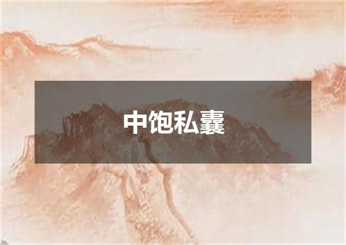 中饱私囊
