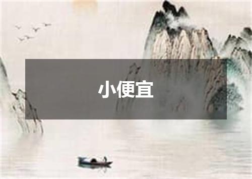 小便宜