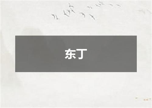 东丁
