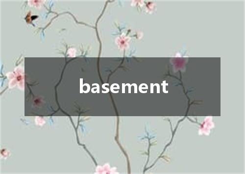 basement是什么意思