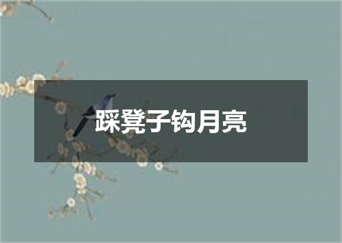 踩凳子钩月亮