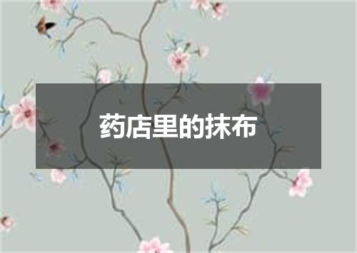 药店里的抹布
