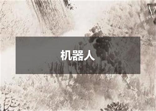 机器人