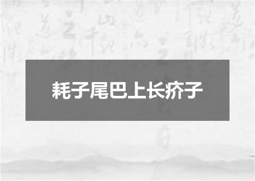 耗子尾巴上长疥子
