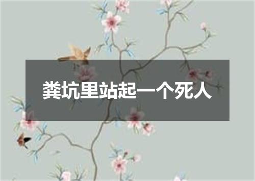 粪坑里站起一个死人