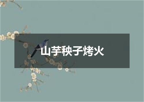 山芋秧子烤火