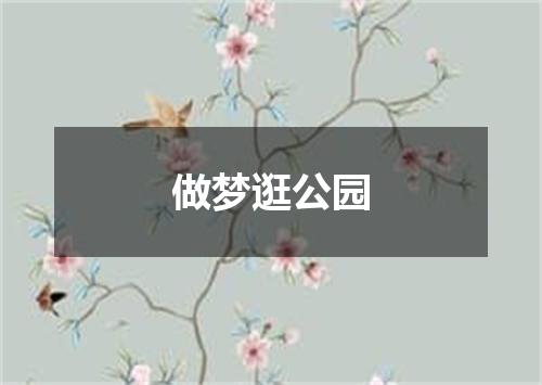 做梦逛公园