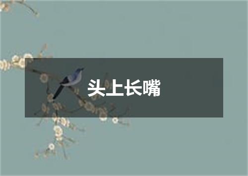 头上长嘴