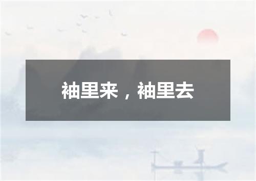 袖里来，袖里去