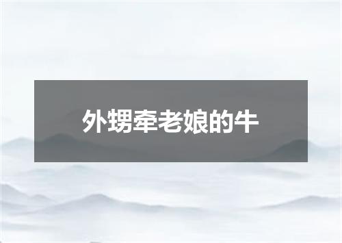 外甥牵老娘的牛