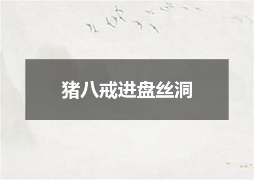 猪八戒进盘丝洞