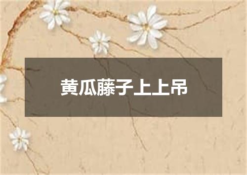 黄瓜藤子上上吊