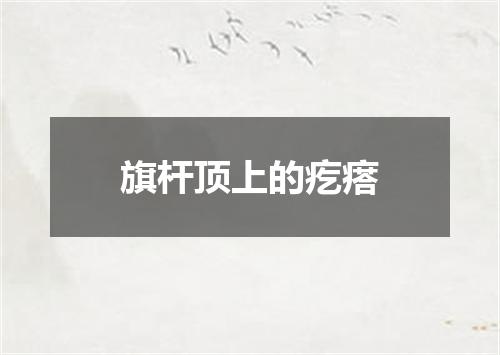 旗杆顶上的疙瘩