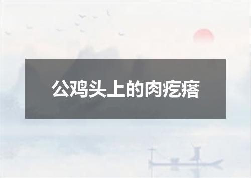 公鸡头上的肉疙瘩