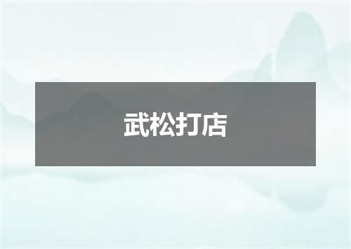 武松打店