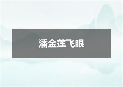 潘金莲飞眼