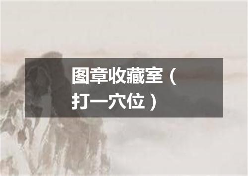 图章收藏室（打一穴位）