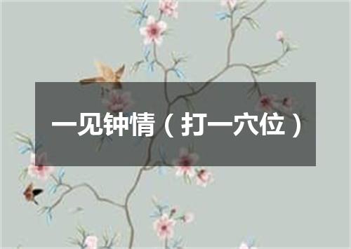 一见钟情（打一穴位）