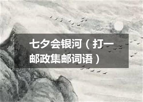 七夕会银河（打一邮政集邮词语）