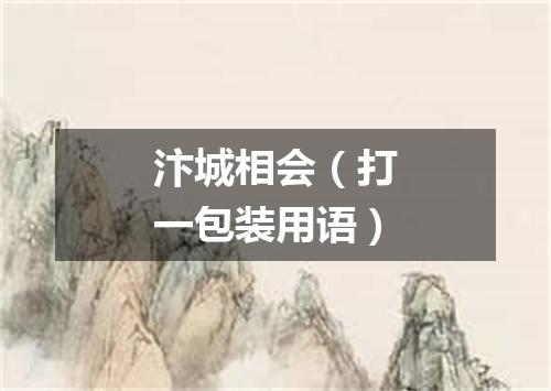 汴城相会（打一包装用语）