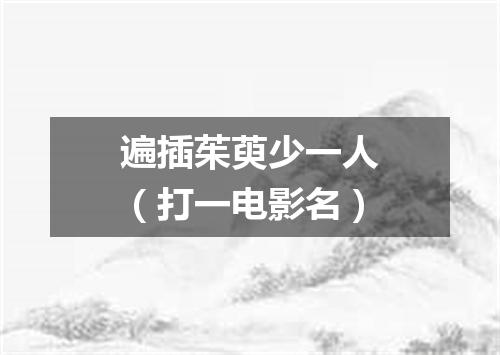 遍插茱萸少一人（打一电影名）