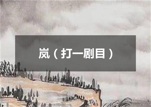 岚（打一剧目）