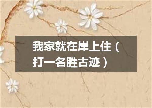 我家就在岸上住（打一名胜古迹）