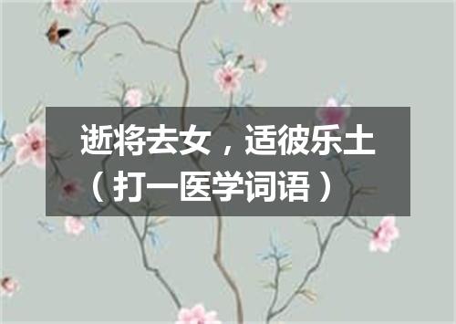 逝将去女，适彼乐土（打一医学词语）