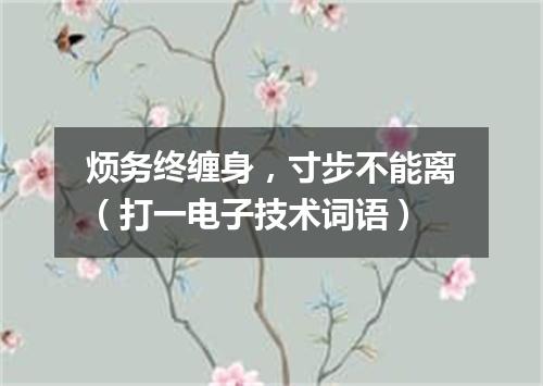 烦务终缠身，寸步不能离（打一电子技术词语）