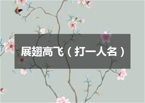 展翅高飞（打一人名）