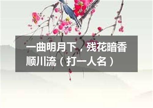 一曲明月下，残花暗香顺川流（打一人名）