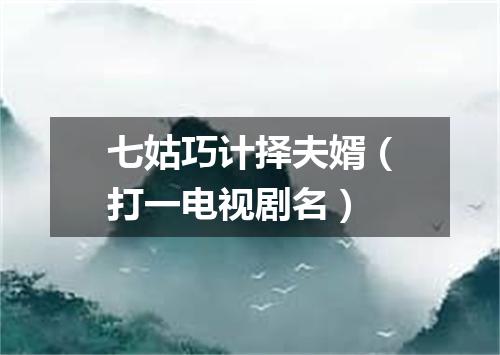 七姑巧计择夫婿（打一电视剧名）