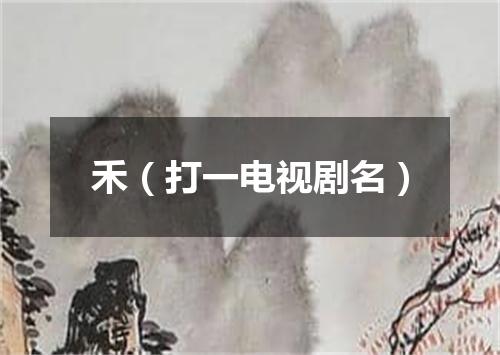 禾（打一电视剧名）