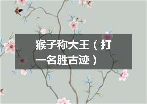 猴子称大王（打一名胜古迹）